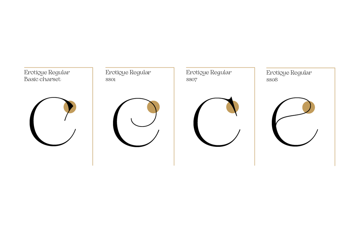 Erotique - 10 fonts, a Serif Font by Zetafonts (Photo 6 of 14)