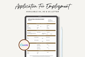 Application For Employment Vol. 06