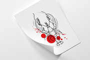 Seafood. Shrimp and lobster., an Animal Illustration by VitalinaGofman (Thumbnail 11 of 13)