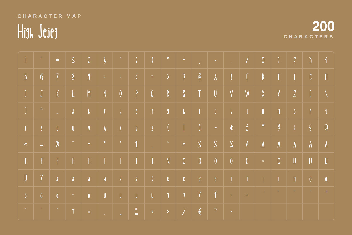 High Jejeg – Playful Slab, a Slab Serif Font by Gookkis Studio (Photo 5 of 17)