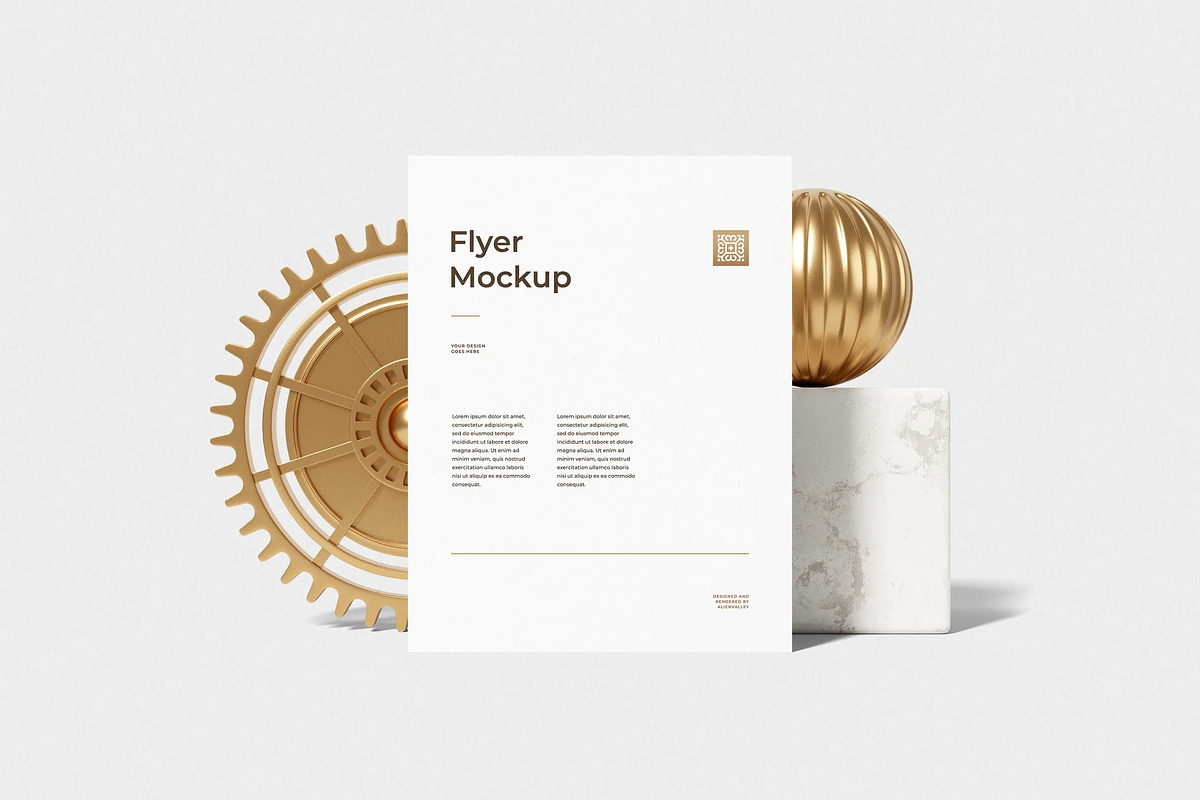 Flyer Mockup, an Advertising Mockup by zpackcreative (Photo 1 of 4)
