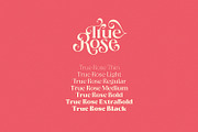 True Rose - Decorative Retro Serif, a Serif Font by creativemedialab (Thumbnail 10 of 12)