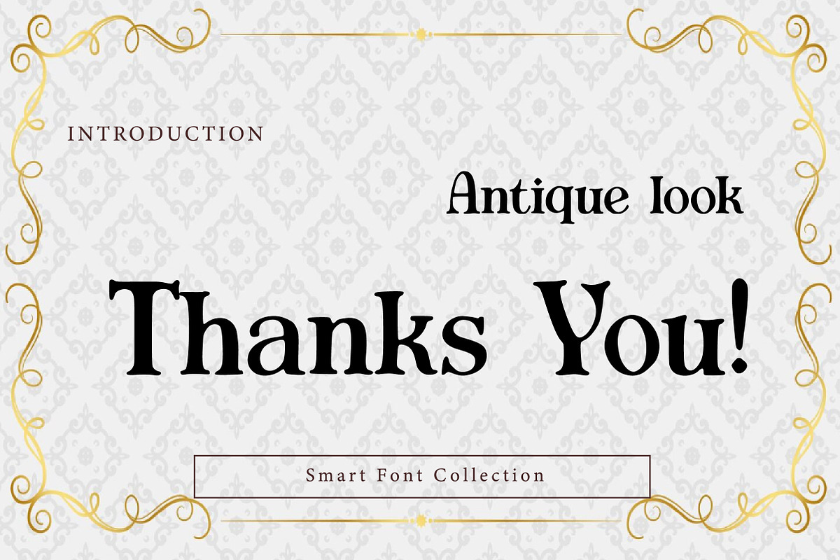 Antique look, a Serif Font by Wow Magic (Photo 3 of 3)