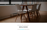 DESTINY - One Page HTML Template, a HTML Template by Riccardo Borchi (Thumbnail 3 of 3)