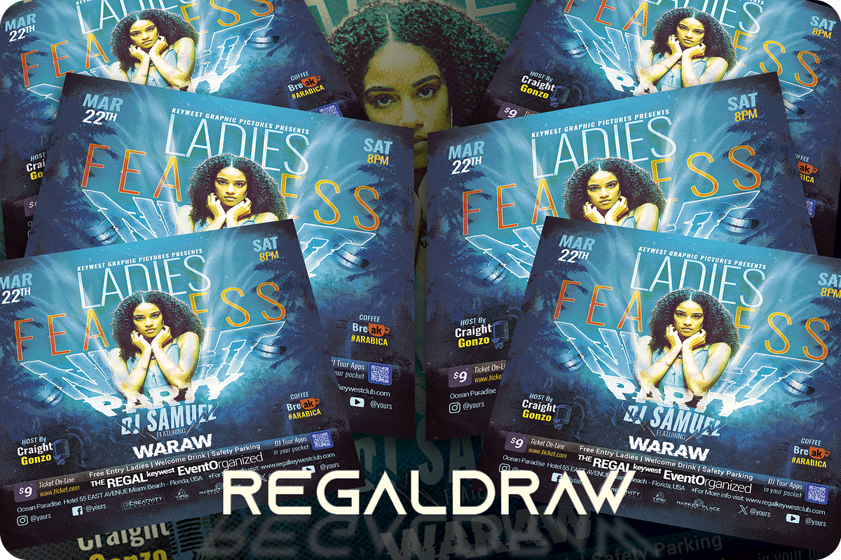Ladies Fearless Flyer, a Flyer Template by regalDRAW (Photo 3 of 3)