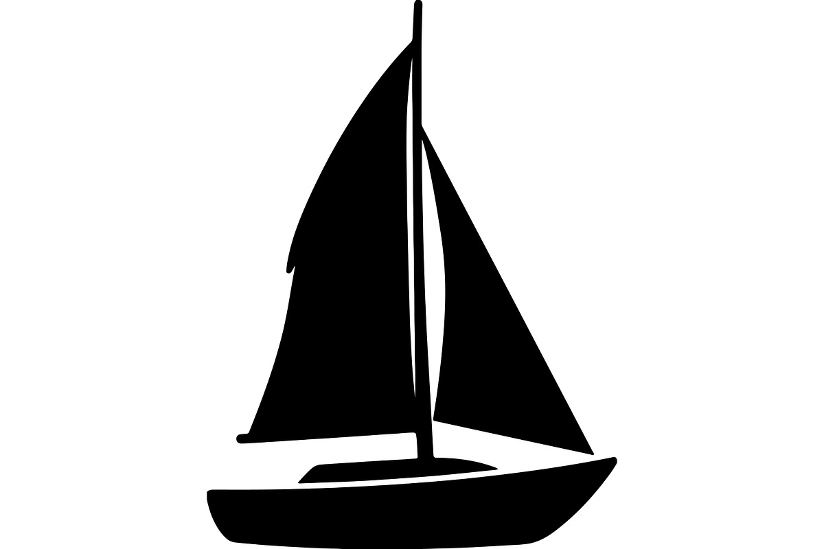Sailboats and Sailing Yachts, a Transportation Illustration by jahid234 (Photo 12 of 13)