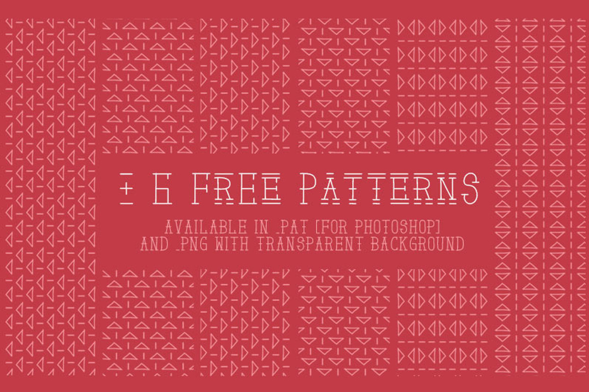 Zombie Sunrise font + patterns preview 4