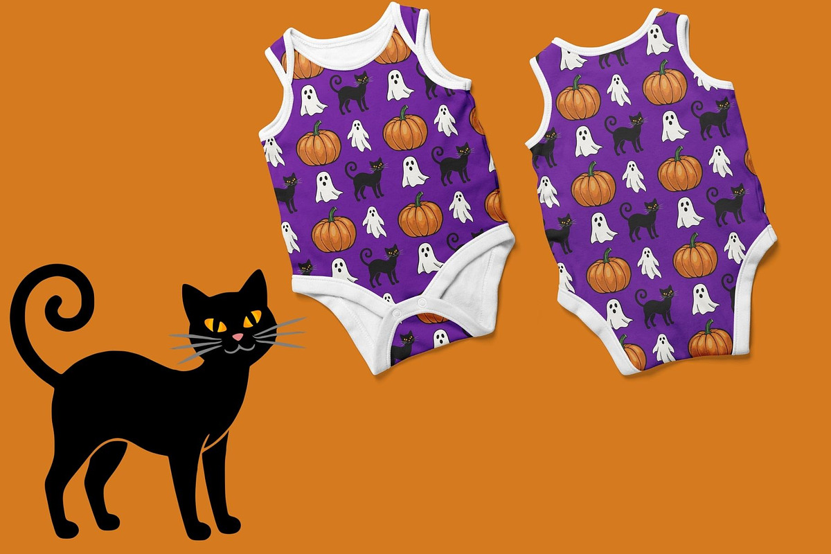 Halloween: Patterns & Clipart, a Seasonal Illustration by Elatedowl (Photo 10 of 14)