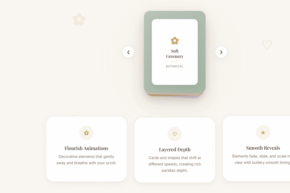 Occasion Atelier Celebration Website, a HTML Template by GeorgeMichel (Photo 7 of 10)