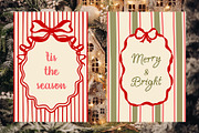 Vintage Christmas clipart & posters, an Object Graphic by Tani Kuzminka (Thumbnail 2 of 13)