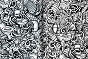 Bathroom Graphics Seamless Patterns, a Pattern Graphic by BALABOLKA (Thumbnail 7 of 7)