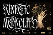 Silver Shard Typeface, a Blackletter Font by alit design (Thumbnail 8 of 20)