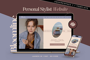 Stylist Squarespace Website Template