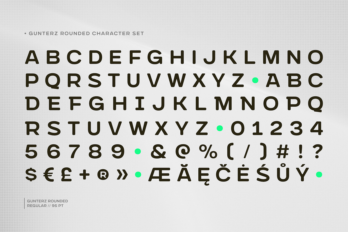 Gunterz Rounded, a Sans Serif Font by Locomotype (Photo 13 of 13)
