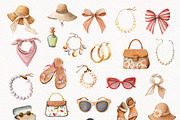 Mediterranean Summer Clipart Bundle, a Person Illustration by PaintPixelCo (Thumbnail 3 of 15)