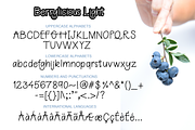 Berrylicious, a Sans Serif Font by theinkaffair (Thumbnail 6 of 9)