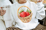 Strawberry Clipart Cottagecore Png S, an Illustration by Sublimation Artist (Thumbnail 4 of 6)