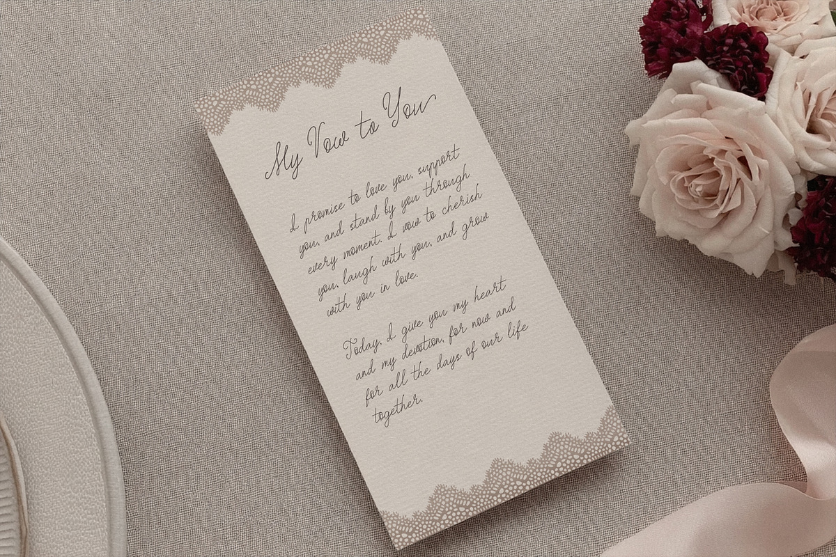 Atelier Royal Elegant Wedding Font, a Script Font by AnMark (Photo 16 of 20)