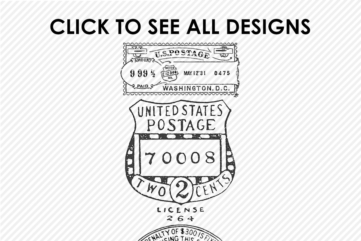 Postal Brushes for PS/PRO, a Brush Add-On by Polka Dot Pixels (Photo 2 of 4)