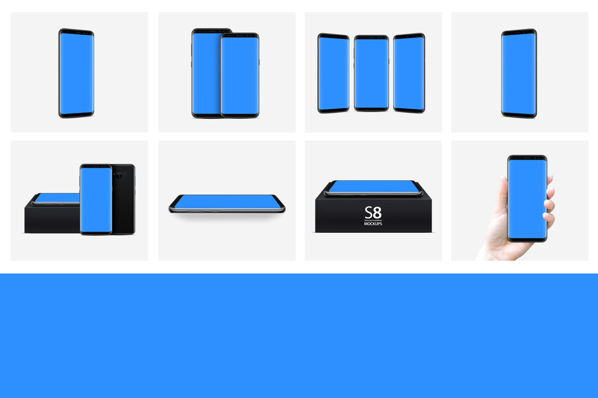 Galaxy S8 Mockups, an Android Mockup by ydlabs (Photo 3 of 3)