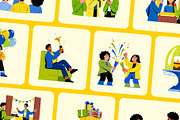 Happy Birthday Illustration Set, a Decorative Illustration by Prosymbols (Thumbnail 5 of 10)