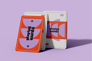 Playing Cards Mockup, an Advertising Mockup by Xtrahive