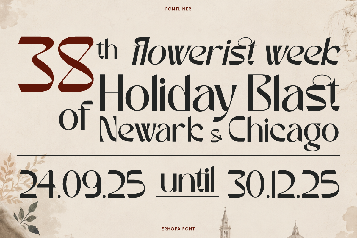Display Sans Serif - Erhofa, a Sans Serif Font by Font Liner (Photo 6 of 10)