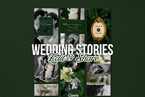 Wedding IG Story Templates | Canva, a Social Media Template by TrendyliciousStore