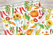 vegetable.seamless patterns, an Object Graphic by MitrushovaArt (Thumbnail 2 of 4)
