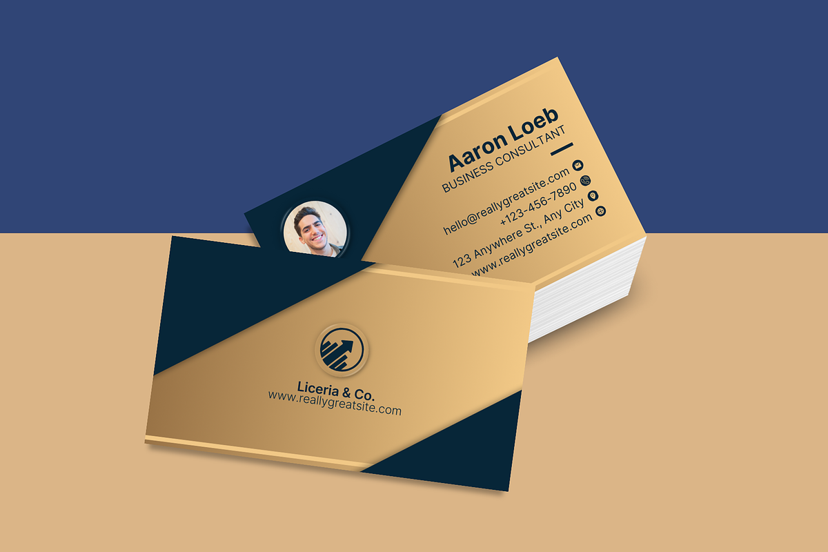 Business Card Mockups Canva Template, an Advertising Mockup by GraphiCarola (Photo 7 of 7)