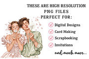 Valentine Wedding Couple Clipart, an Illustration by OK Design (Thumbnail 4 of 6)