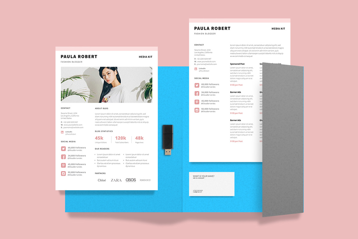 Media Kit for Blogger, a Social Media Template by ariodsgn (Photo 3 of 4)