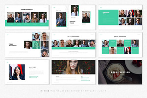 Minies Pitch Deck Keynote Template