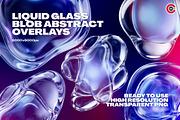Liquid Glass Blob Abstract Overlay, a Background Graphic by C-Kav (Thumbnail 1 of 4)