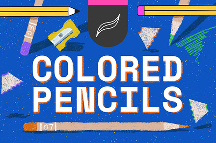 Procreate Colored Pencils Brush Set