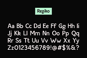 Regiko - Brand Identity Font, a Sans Serif Font by Pandeka Studio (Thumbnail 9 of 9)