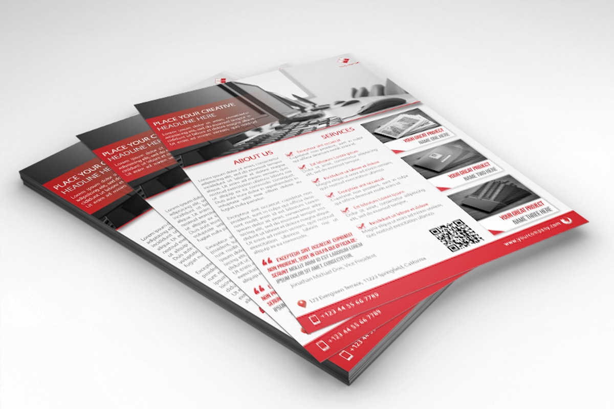 Corporate Flyer Template, a Flyer Template by don_2mba (Photo 4 of 5)