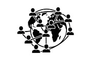 Global Network Silhouettes, a Graphic by hafijul (Thumbnail 8 of 14)