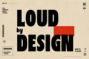 GRAVORN – Bold Display Typeface, a Sans Serif Font by Muksal Creative (Thumbnail 3 of 10)