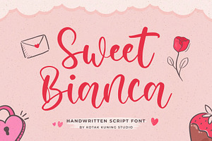 Sweet Bianca Modern Script Font