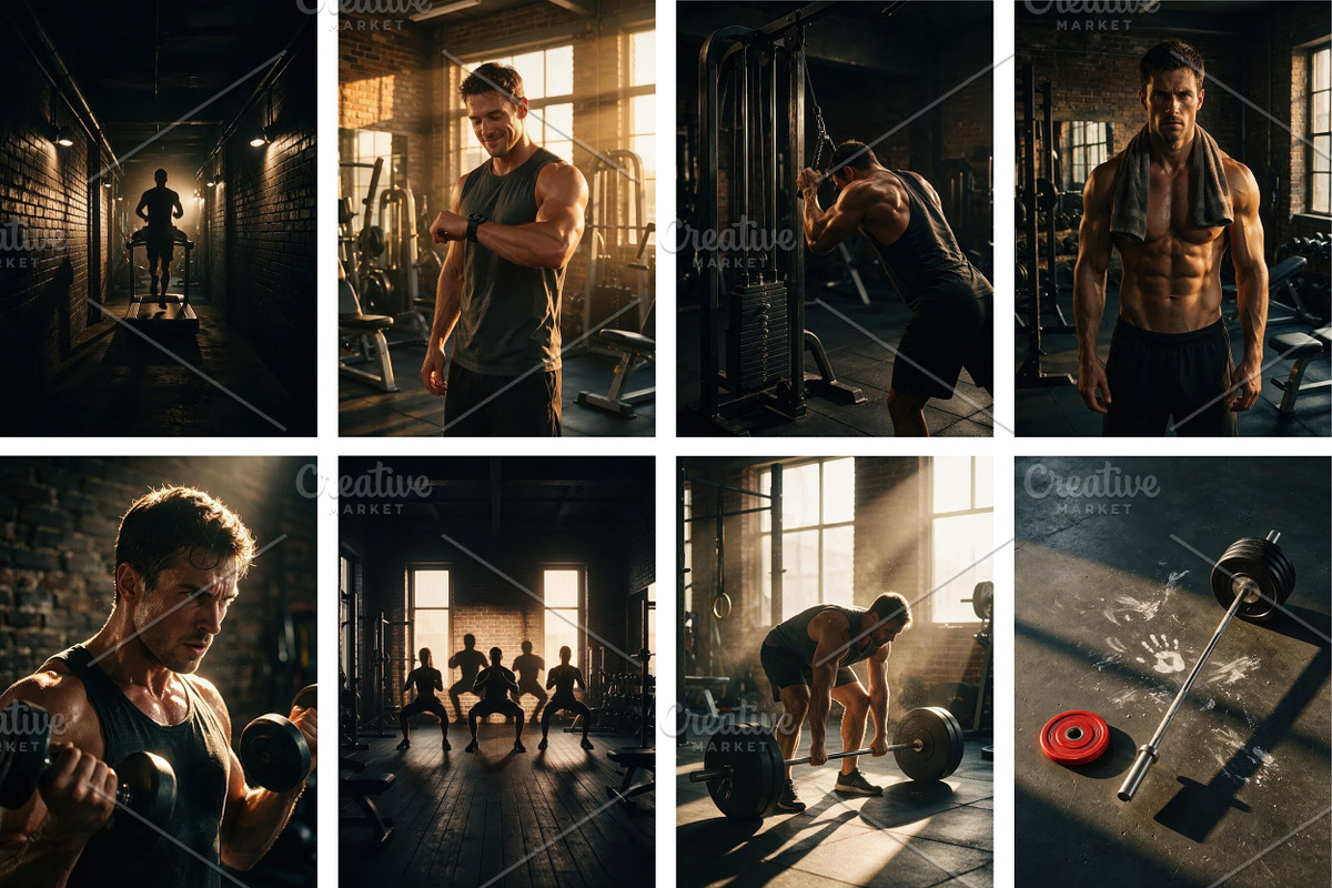 Male Fitness Stock Photo Gym Workout, a Sports & Recreation Photo by Selenique Studio (Photo 11 of 11)
