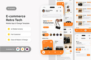 Retrograde Retro Tech E-commerce UI, an App Template by twinstd (Thumbnail 1 of 5)