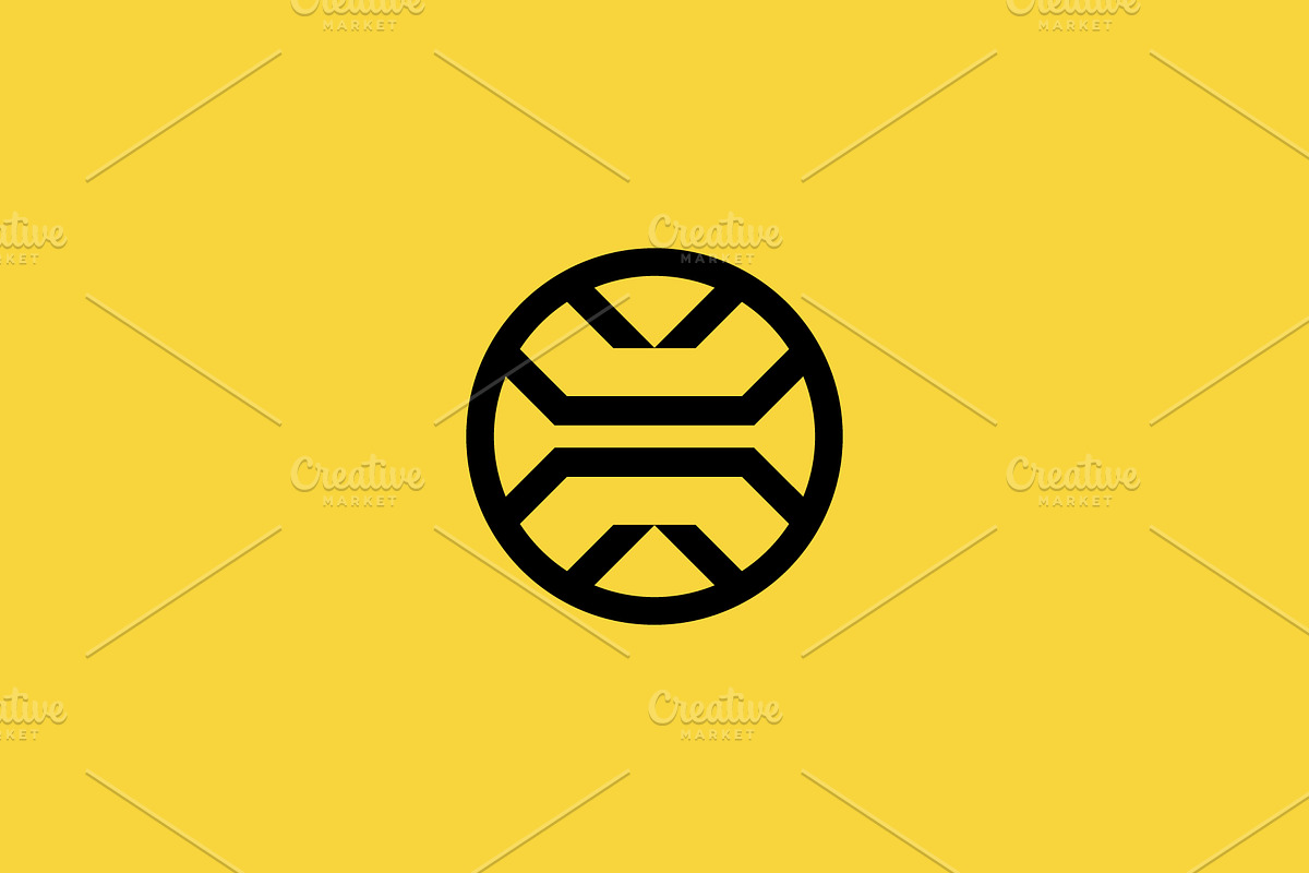 initial letter H circle logo, a Branding & Logo Template by Rasagama Studio