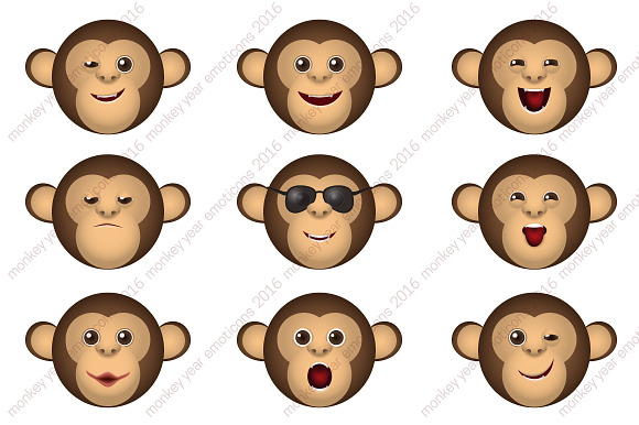 Monkey Emoticons