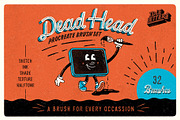 Dead Head Procreate Brush Set, a Brush Add-On by Idle Letters (Thumbnail 1 of 11)