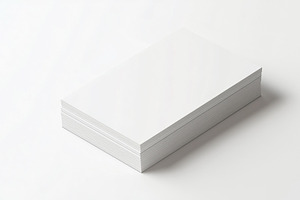 Stack of blank white business cards, a Business Photo by MistyDay