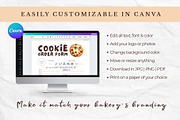 Cookie Order Form Editable Template, a Stationery Template by Anna Design Studio (Thumbnail 3 of 7)