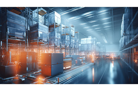 distribution commercial warehouse, a Background Photo by pikepicture