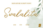 Swalalita Script Handwritten, a Handwritten Font by Anomali Creatype (Thumbnail 1 of 10)