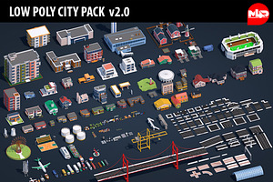 Low Poly City Pack V 2.0